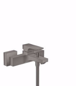 Bild von Hansgrohe Metropol Einhebel-Wannenmischer Aufputz mit Hebelgriff, brushed black chrome , Art.Nr. : 32540340