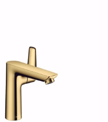 Bild von Hansgrohe Talis E Einhebel-Waschtischmischer 150 mit Zugstangen-Ablaufgarnitur, polished gold-optic , Art.Nr. : 71754990