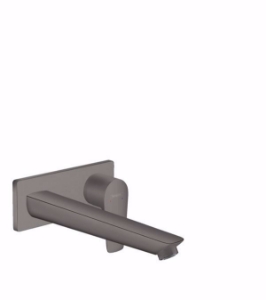 Bild von Hansgrohe Talis E Einhebel-Waschtischmischer Unterputz für Wandmontage mit Auslauf 22,5 cm, brushed black chrome , Art.Nr. : 71734340