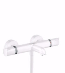 Bild von Hansgrohe Ecostat Wannenthermostat Comfort Aufputz, Mattweiß , Art.Nr. : 13114700