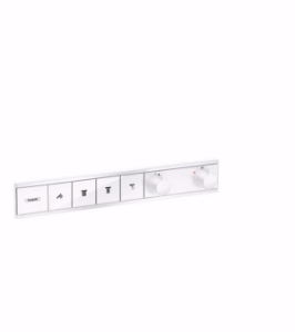 Bild von Hansgrohe RainSelect Thermostat Unterputz für 4 Verbraucher, Mattweiß , Art.Nr. : 15382700