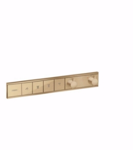 Bild von Hansgrohe RainSelect Thermostat Unterputz für 4 Verbraucher, brushed bronze , Art.Nr. : 15382140