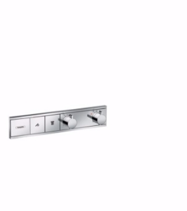 Bild von Hansgrohe RainSelect Thermostat Unterputz für 2 Verbraucher, chrom , Art.Nr. : 15380000