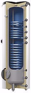 Bild von Reflex Solarspeicher mit Folienmantel Storatherm Aqua Solar AF 400/2_B,silber , Art.Nr. :  7862600