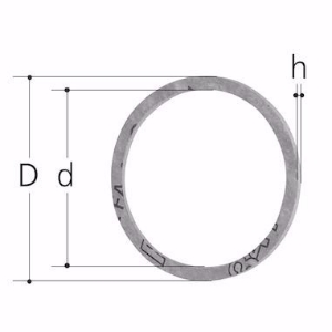 Bild von GF-JRG Flachdichtung für Oberteil 3/4" , Art.Nr. : 350928785