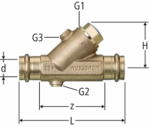 Bild von Nussbaum 81163 Optipress-Aquaplus-Rückflussverhinderer EA, Grösse: 28, Art.Nr. 81163.25