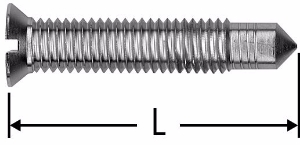 Bild von Nussbaum  95069 Schraube zu Deckrosette erhöht, Grösse: , Art.Nr. 95069.92