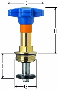 Bild von Nussbaum  95350 Easy-Top-Oberteil zu Schrägsitzventilen und Batterieventilen, Grösse: ½, Art.Nr. 95350.04