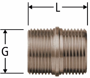 Bild von Nussbaum  86009 Optiflex-Doppelnippel zu Verteilern, Grösse: 1, Art.Nr. 86009.06