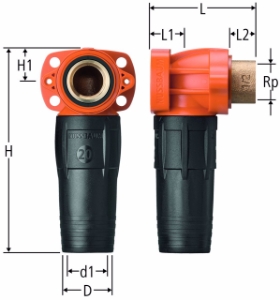 Bild von Nussbaum  84205 Optiflex-Flowpress-Dose lang, Grösse: ½ x 16, Art.Nr. 84205.21