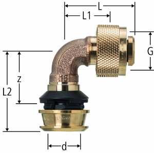 Bild von Nussbaum  84271 Optiflex-Flowpress-Bogen auf Masterfix-Anschluss ½, Grösse: 16, Art.Nr. 84271.21