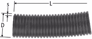 Bild von Nussbaum  87048 Optiflex-Schutzrohr gewellt, Grösse: 32, Art.Nr. 87048.24