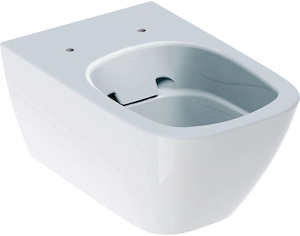 Bild von Geberit Smyle Square Wand-WC Tiefspüler, Rimfree KeraTect, weiss, 35x33x54cm, Art.Nr. : 500.208.01.8