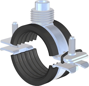 Bild von STS Universal-Rohrschelle mit Schallschutz 66-74, Art.Nr. :50.509RK