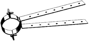 Bild von STS Spreizrohrschelle 63 mm Länge 150 mm, Art.Nr. :5175.57