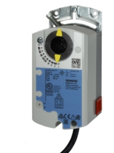 Picture of Siemens Luftklappen-Drehantrieb, AC 230 V, DC 0/2...10 V, 5 Nm, 150 s, Art.Nr.: GDB361.1E