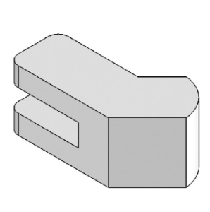 Bild von Bodenschatz - Set 2 Stk Wandabstandhalter zu Duschkorb Eckmodell BODENSCHATZ BA40VC340 / 540 Tritan unzerbrechlich BPA frei  , Art.Nr. : BA40XX856