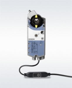 Bild von Siemens Luftklappen-Drehantriebe, 7 VA, Modbus RTU, 18 Nm, Federrücklauf 90/15 s, Art.Nr.: GCA161.1E/MO