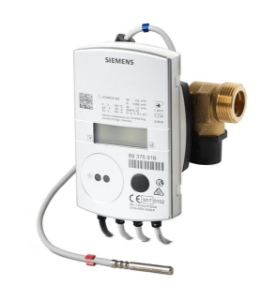 Bild von Siemens Ultraschall-Wärmezähler 0,6 m³/h, Einbaulänge 110 mm, Anschluss G 3/4", Fühler d5.2x45 mm, M-Bus, 11, Art.Nr.: WSM606-BE