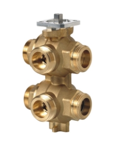 Bild von Siemens 6-Weg Regelkugelhähne, Aussengewinde, PN16, DN10, Art.Nr.: VWG41.10-0.4-1.9