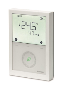 Bild von Siemens Raumthermostat KNX,AC 24V, °C,%r.F,0-10V, Art.Nr. : RDG260KN