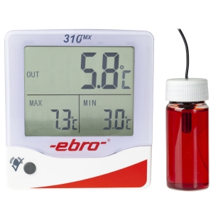 Bild von Ebro Electronic TMX-310 Kühlschrankthermometer mit grosser dreiteiliger Anzeige, Art.Nr. : 1340-2550