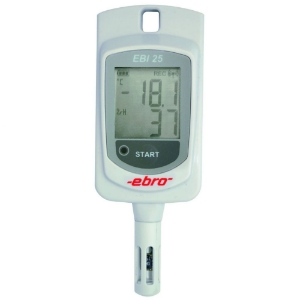 Bild von Ebro Electronic EBI 25-TH Funk-Feuchte-Temp.-Datenlogger, Sensoren intern, 0%rF/100%rF, -30°C/+60°C, Art.Nr. : 1340-6202