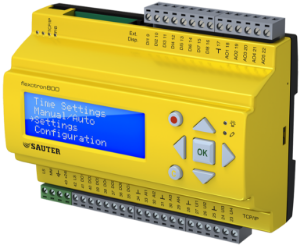 Bild von Sauter - Universalregler 24V AC/DC mit 28 Ein-Ausgängen, TCP und RS485, Art.Nr. :RDT828F032