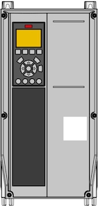 Bild von Danfoss Frequenzumrichter FC-102 18.5 KW, IP55, Art.Nr. :131H2455