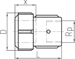 Bild von +GF+ PRIMOFIT Übergangsstück mit Innengewinde verzinkt für Stahlrohr, Dimension ″: 21/2", Art.Nr.: 775212057