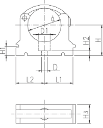 Bild von +GF+ KLIP-IT Rohrklemme Typ 061 PE metrisch, Grösse: 25, Art.Nr.: 173061007