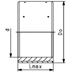 Bild von +GF+ ELGEF Plus Elektroschweiss Muffe PE100 d355-800mm / SDR11, d mm: 355, Art.Nr.: 753911704