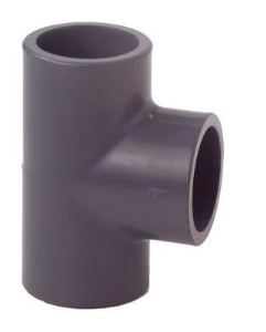 Bild von +GF+ T 90° egal PVC-U metrisch, Grösse: 10, Art.Nr.: 721200103