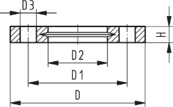 Bild von +GF+ Losflansch PP-V (Vollkunststoff), Ø mm: 110, Art.Nr.: 727700514