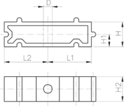 Bild von +GF+ KLIP-IT Distanzhalter Typ 061 PE, d: 20, Art.Nr.: 173061156