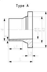 Bild von +GF+ PROGEF Standard Vorschweissbund PP-H SDR11/PN10 Kombinierte Dichtfläche: flach und gerillt, Grösse: 20, Art.Nr.: 727798706