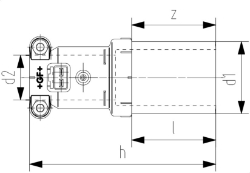 Bild von +GF+ INSTAFLEX Elektroschweiss Reduktion Polybuten, d1 mm: 25, Art.Nr.: 761069279