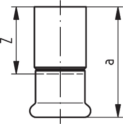 Bild von +GF+ PRESS-FIT Wasser Reduktion Kupfer, d mm: 15 ‑ 12, Art.Nr.: 767624305