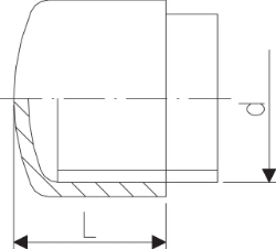 Bild von +GF+ INSTAFLEX Kappe PB, d mm: 16, Art.Nr.: 761066650