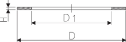 Bild von +GF+ INSTAFLEX Dichtung Für Kappen, d mm: 16 ‑ 20, Art.Nr.: 760853021