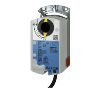 Bild von Siemens - Luftklappen-Drehantrieb, AC/DC 24 V, 2-Punkt/3-Punkt, 10 Nm, 150 s, Potentiometer, Art.Nr. :GLB142.1E